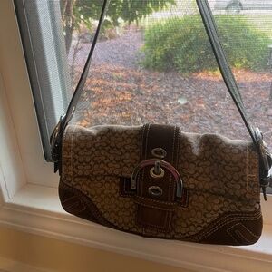 Y2K coach hampton boho buckle bag